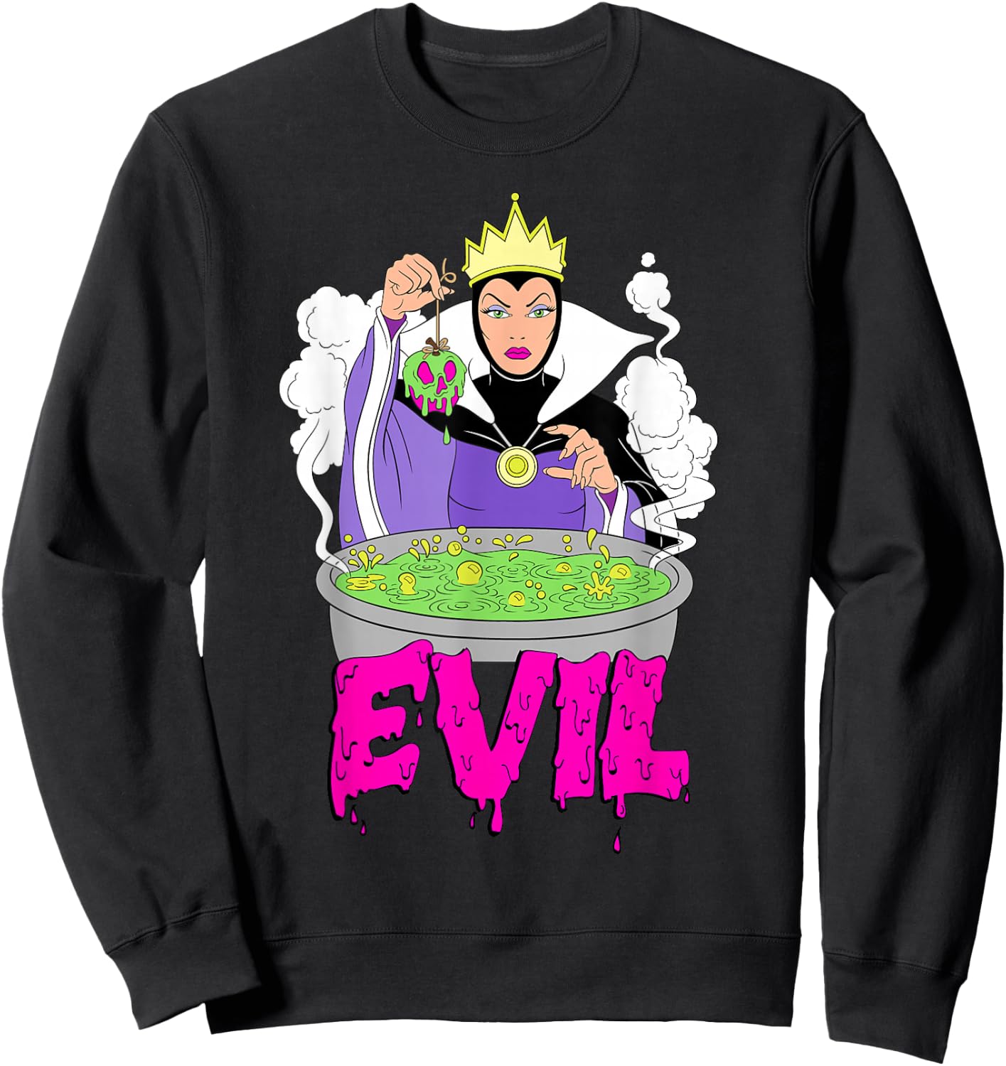 Disney Villains Evil Queen Grime Art Sweatshirt - Sweatshirt | Black