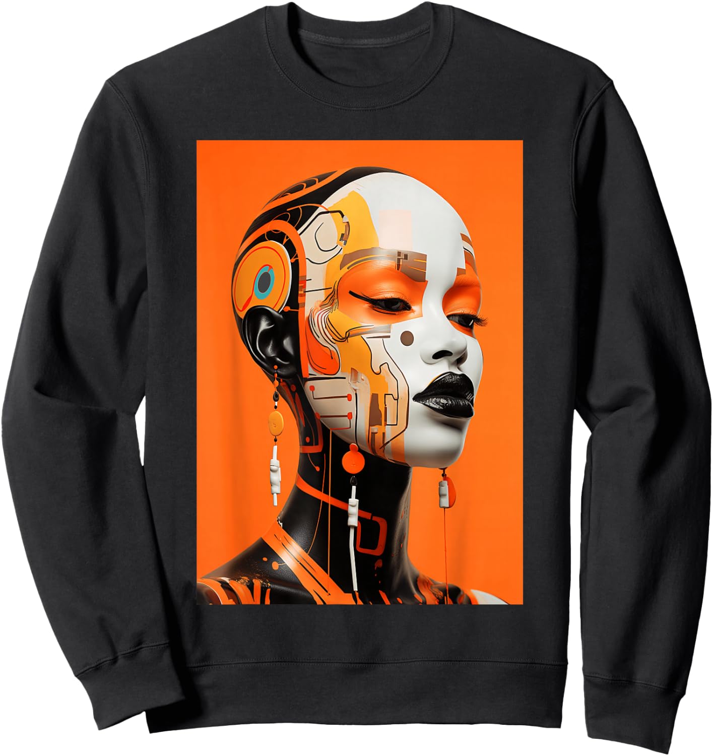 Afrofuturism: Art Photography Sweatshirt - Sweatshirt | Black