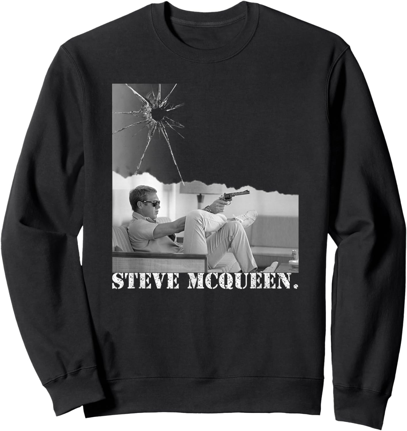 Steve McQueen_022 Sweatshirt - Sweatshirt | Black