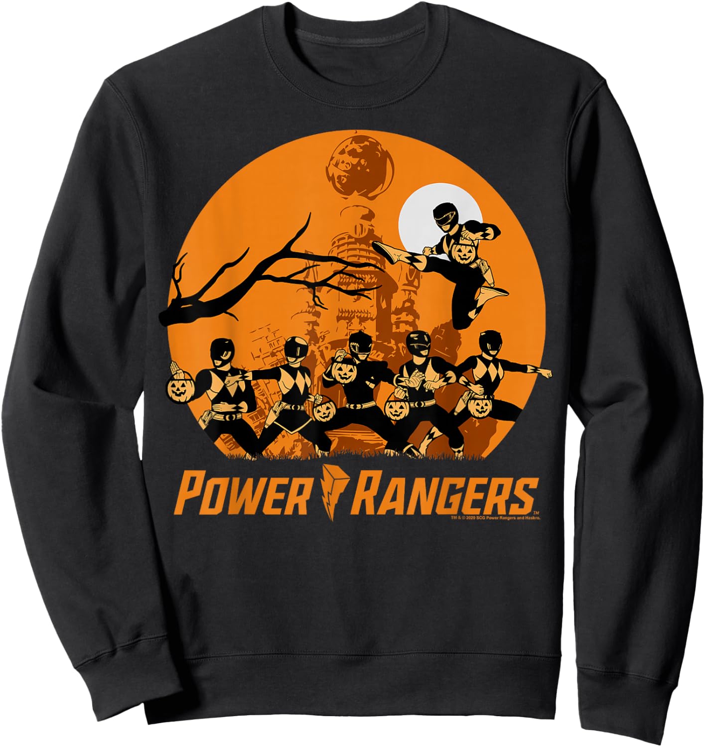 Power Rangers Halloween Haunt Sweatshirt - Sweatshirt | Black