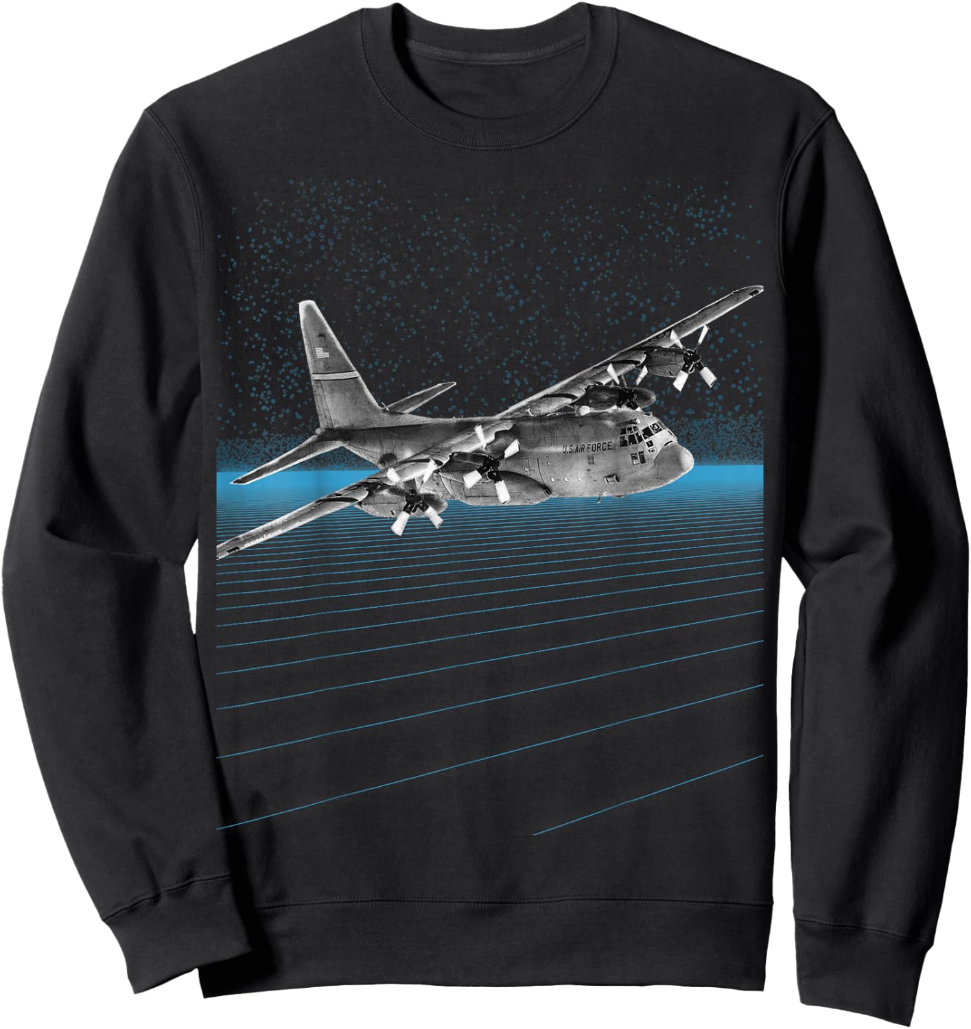 C-130 Hercules - Collectable Military Sweatshirt - Sweatshirt | Black