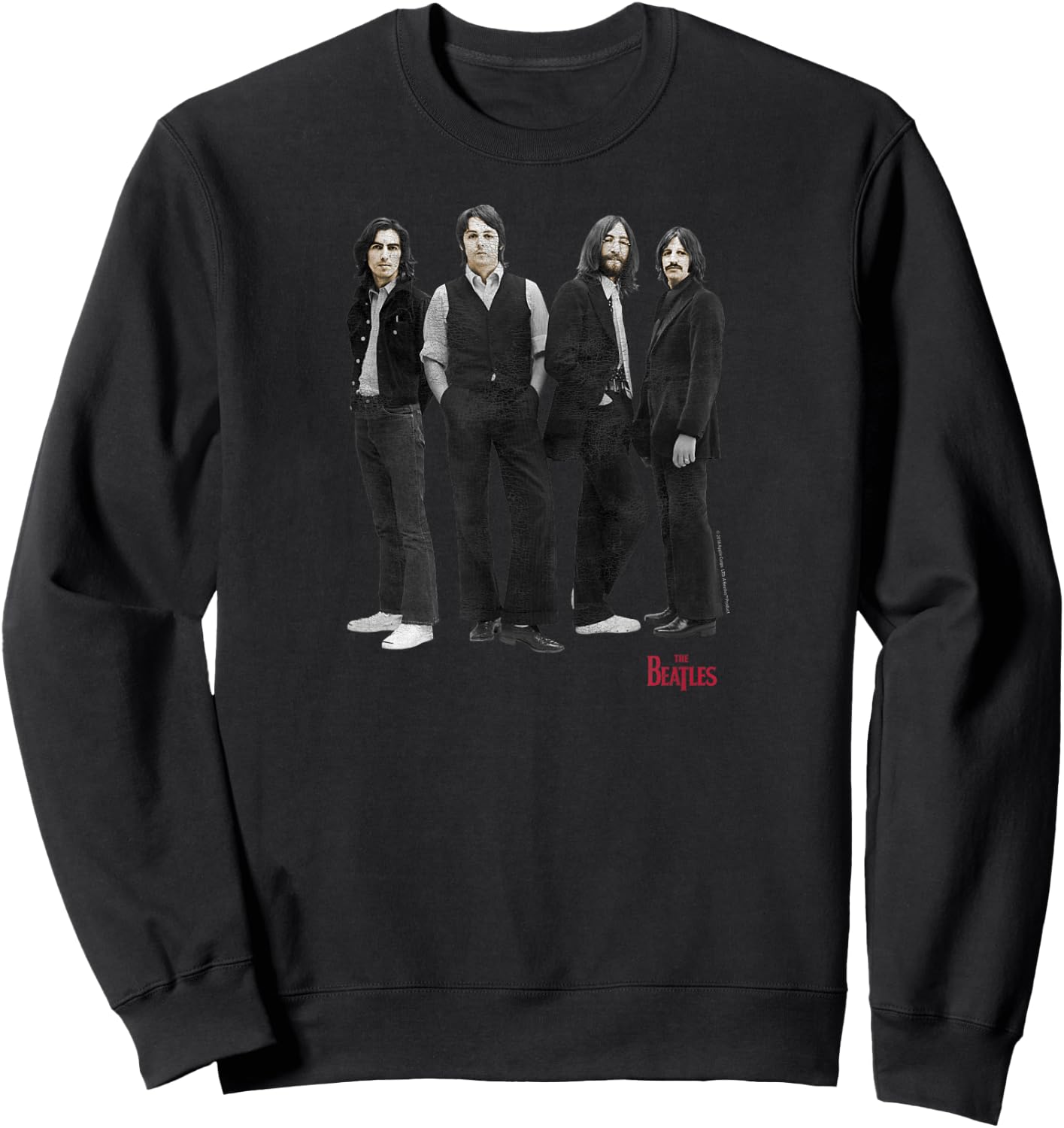 The Beatles The Fab Four Sweatshirt - Sweatshirt | Black