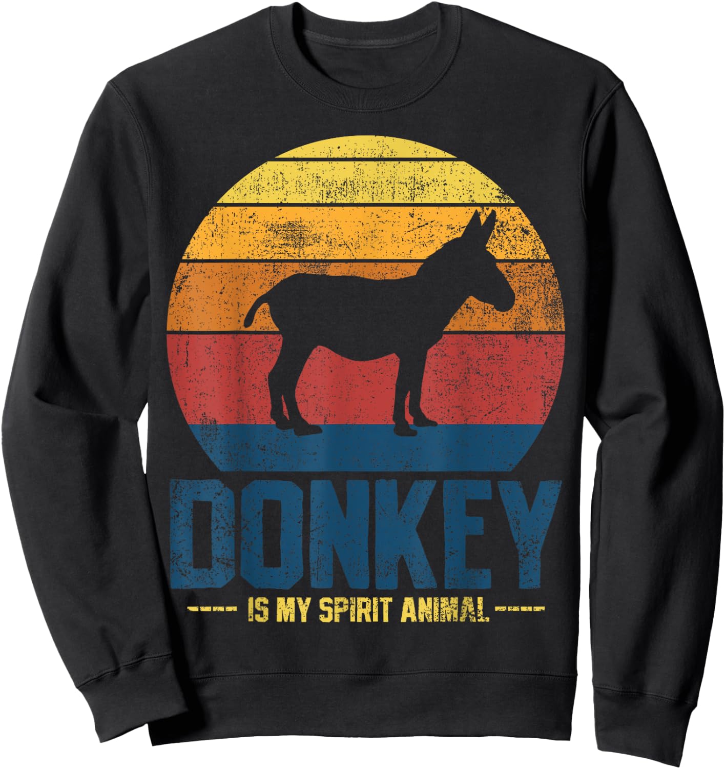 Donkey Farmer Vintage Sweatshirt - Sweatshirt | Black