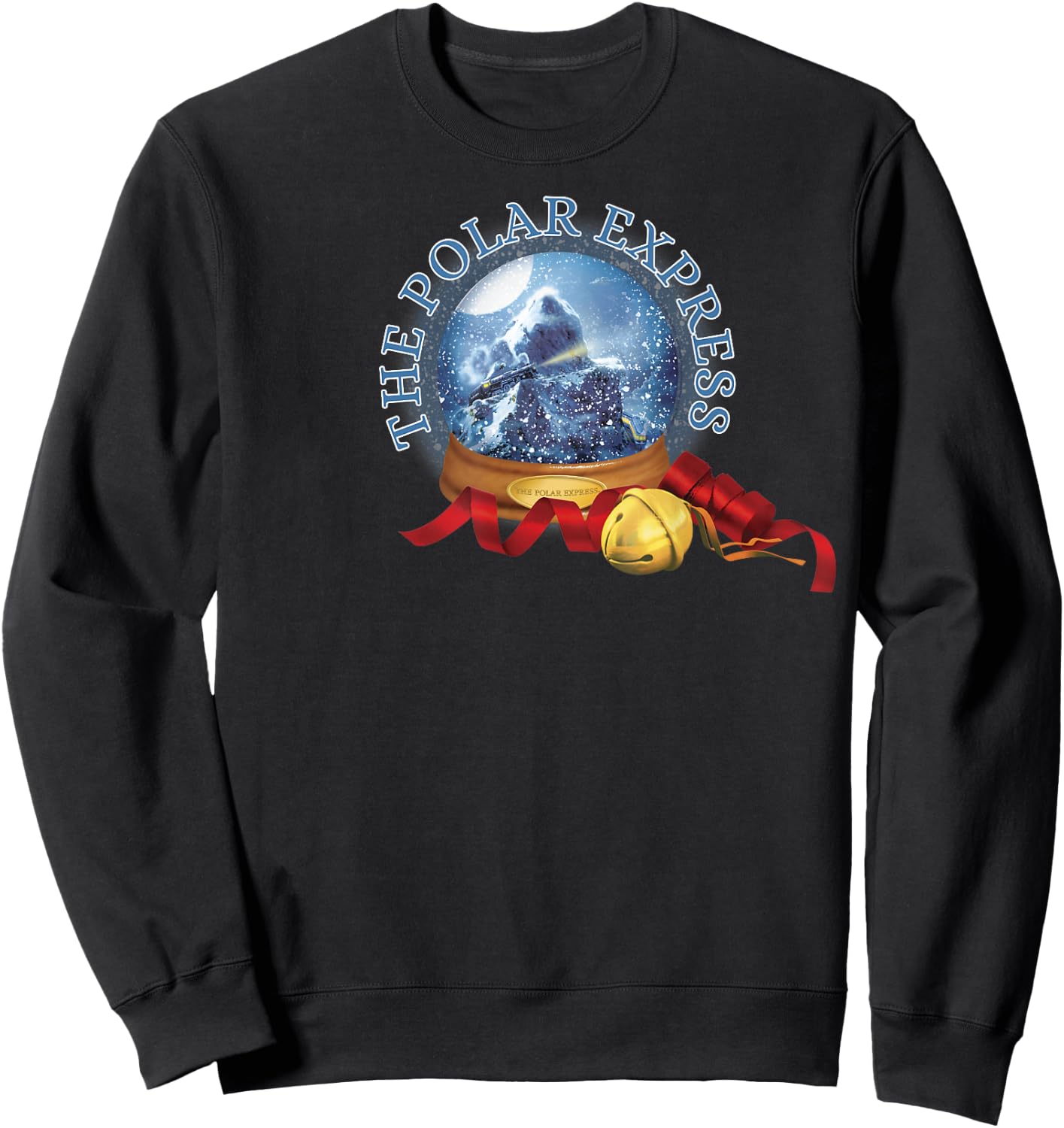 Polar Express Snow Globe & Bell Logo Sweatshirt - Sweatshirt | Black