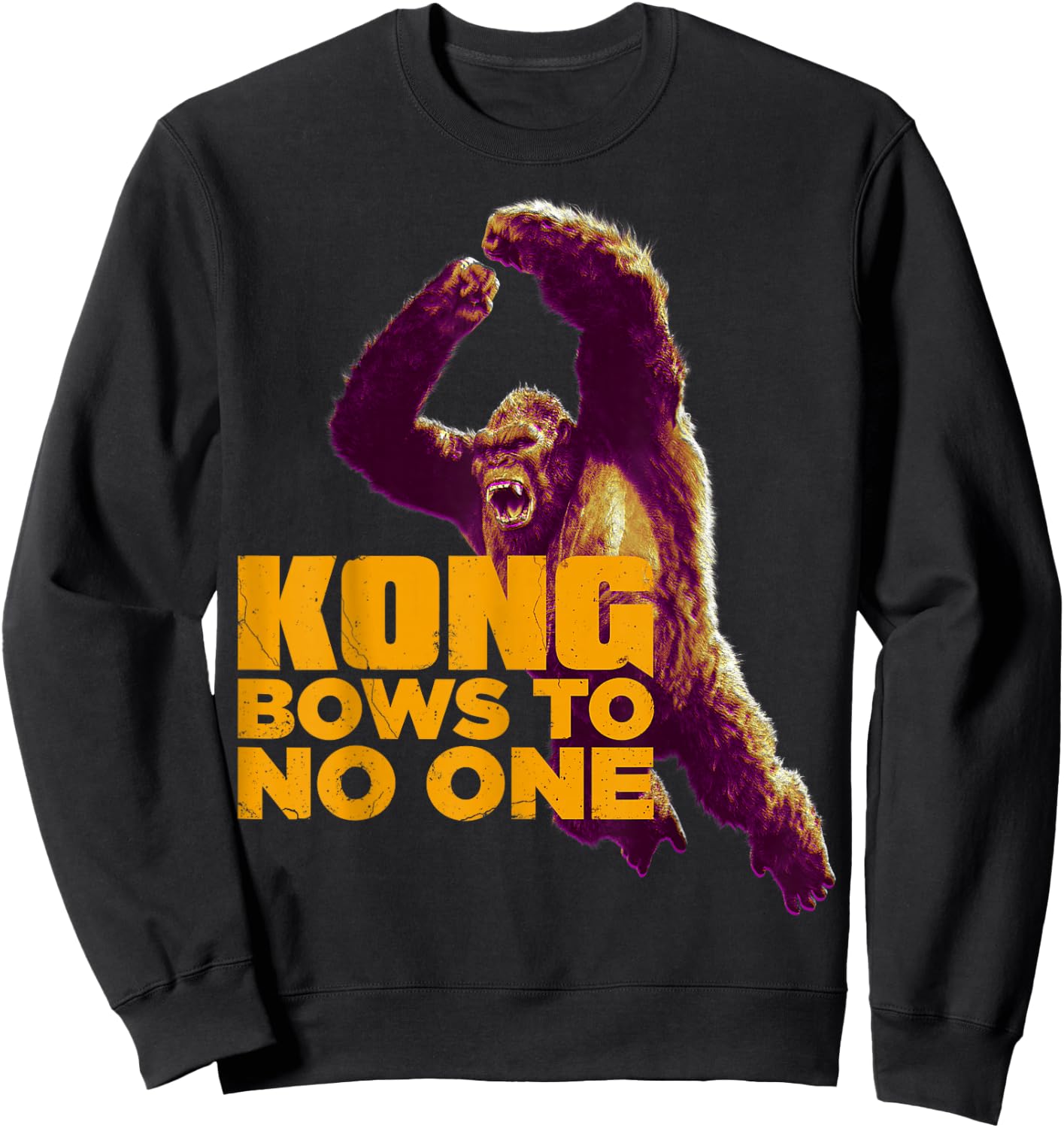 Godzilla vs Kong - Kong Bows To No One Sweatshirt - Sweatshirt | Black