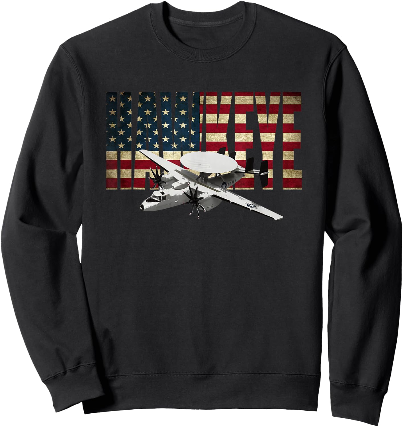 E-2 Hawkeye Sweatshirt - Sweatshirt | Black