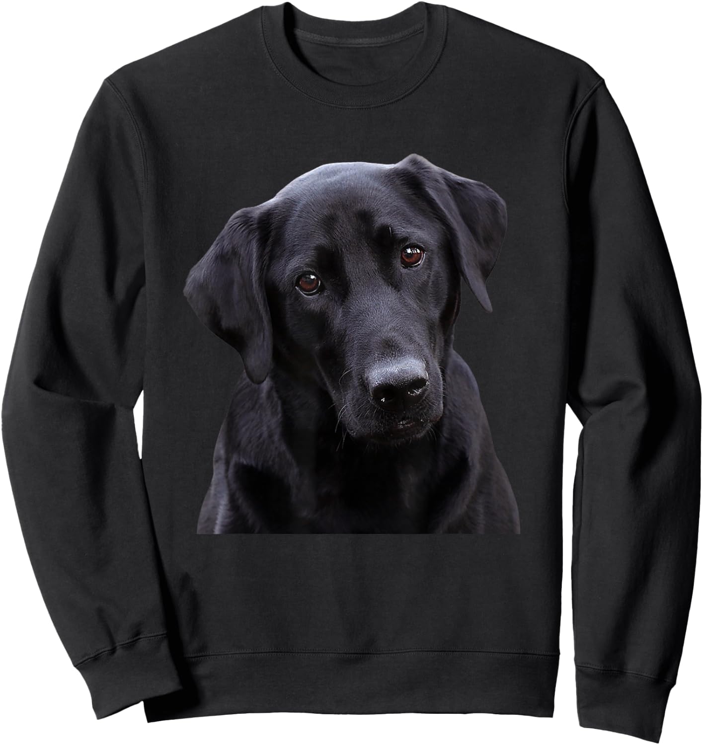 Love Is Labrador Retriever Shirt Black Lab Mom Dad Dog Lover Sweatshirt - Sweatshirt | Black