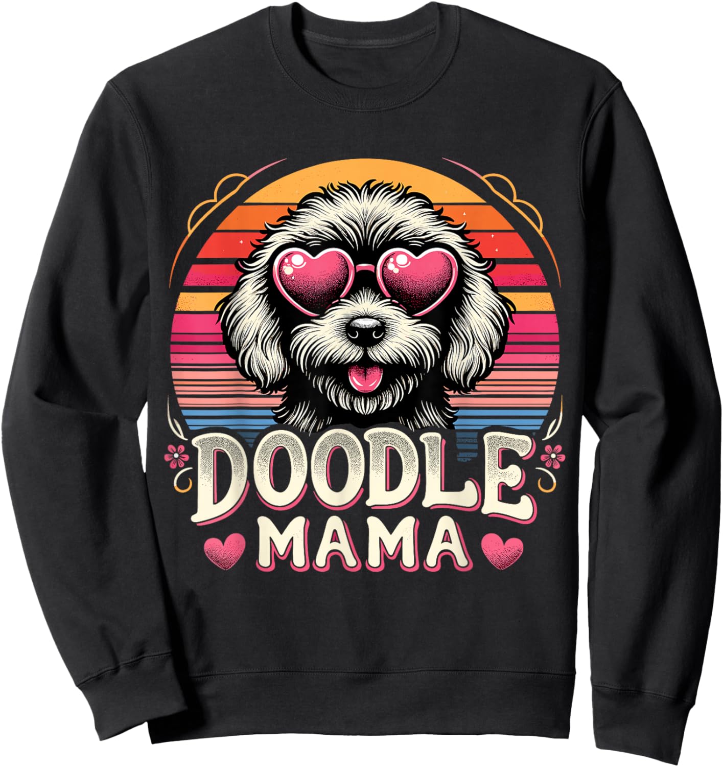 Doodle Mama Goldendoodle Mom Sweatshirt - Sweatshirt | Black