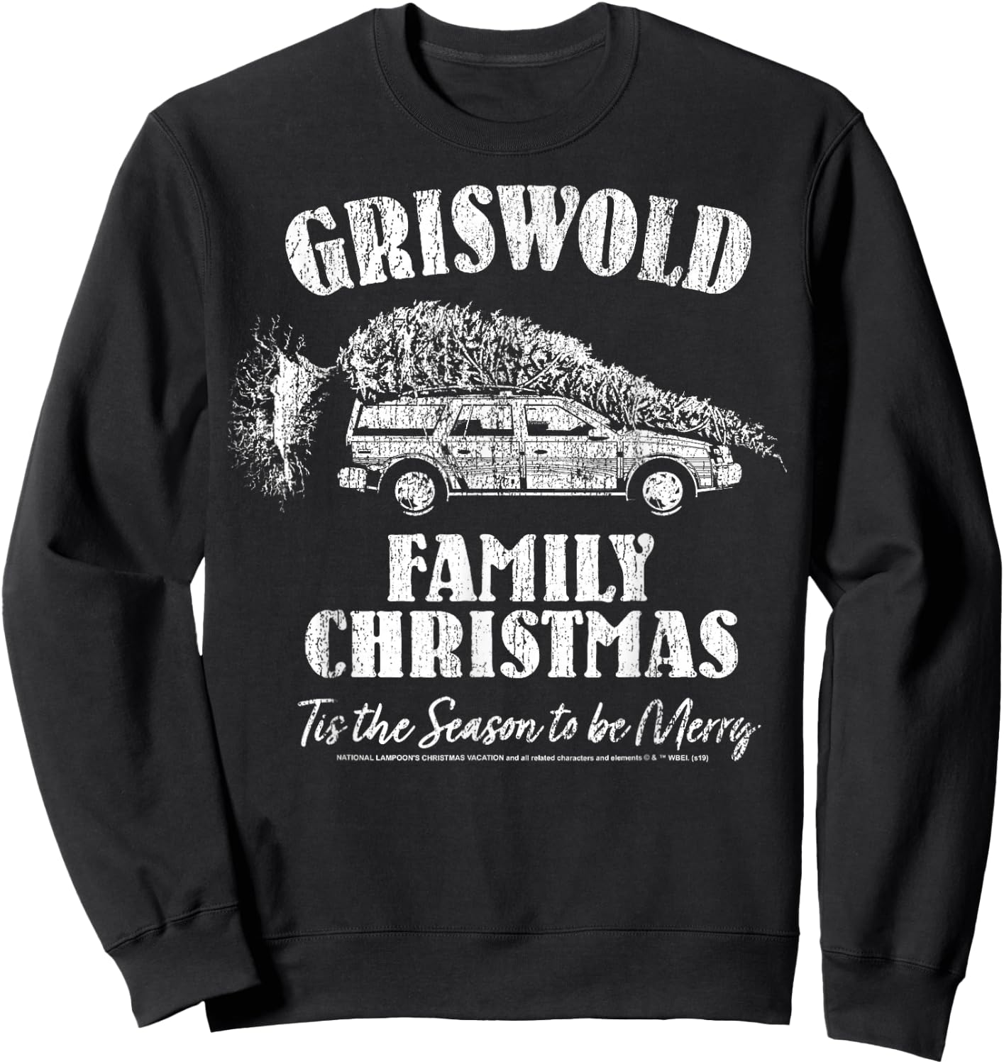 National Lampoon's Christmas Vacation 'Tis The Season Car Sweatshirt - Sweatshirt | Black