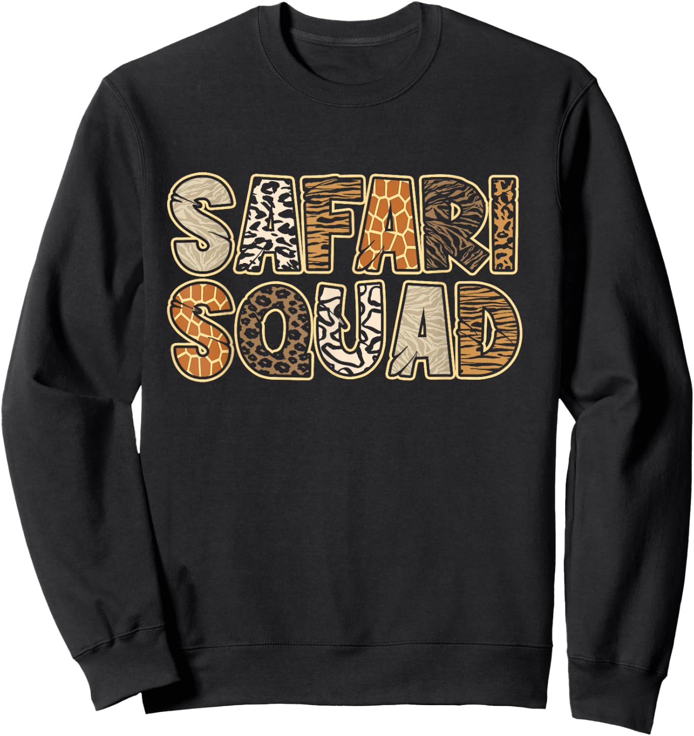 Arfica Safari Zoo - Safari Squad Sweatshirt - Sweatshirt | Black