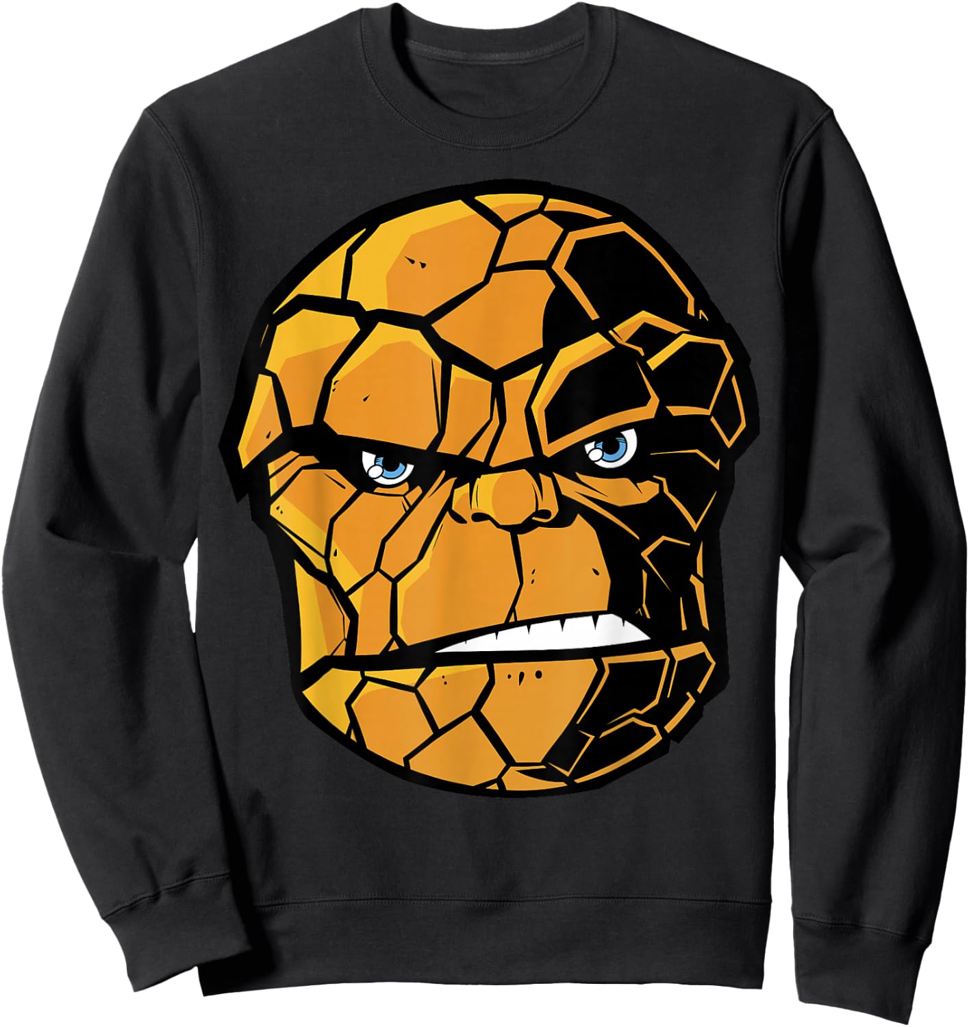 Marvel Fantastic Four The Thing Big Face Sweatshirt - Sweatshirt | Black