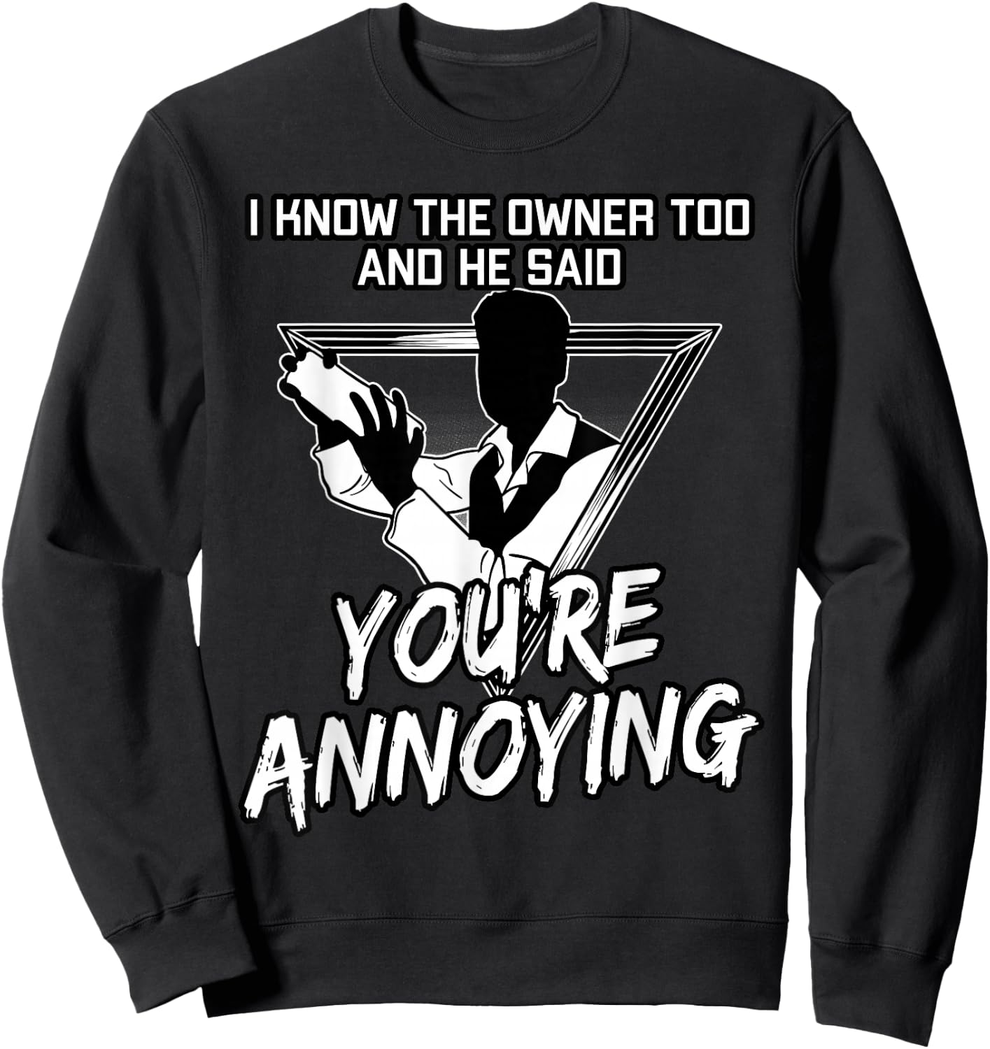Mixologist I Know The Owner Too Sweatshirt - Sweatshirt | Black