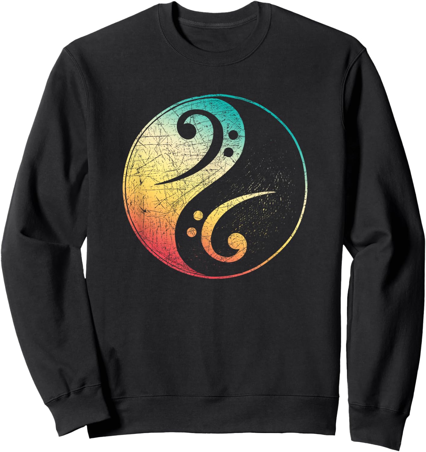 Bass Guitar Player Musical Instrument Bass Guitar Sweatshirt - Sweatshirt | Black