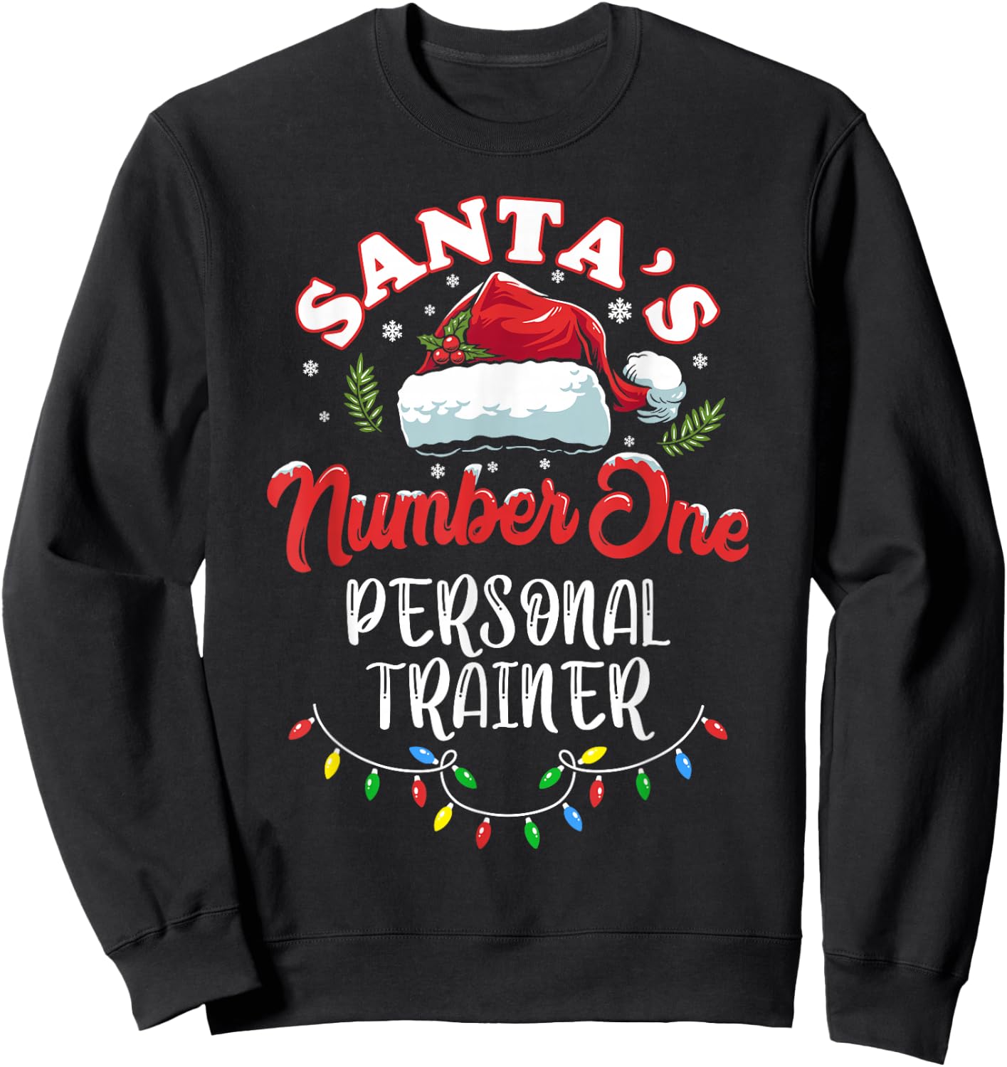 Personal Training Christmas Gift Men Women Personal Trainer Sweatshirt - Sweatshirt | Black