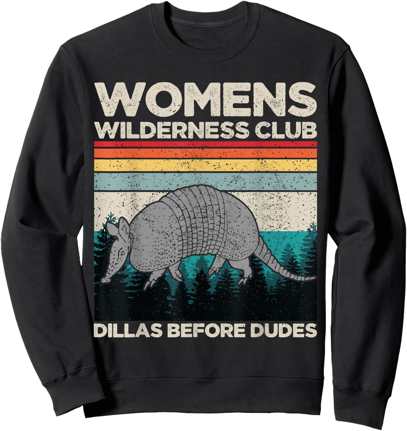 Wilderness Club Dillas Before Dudes Sweatshirt - Sweatshirt | Black
