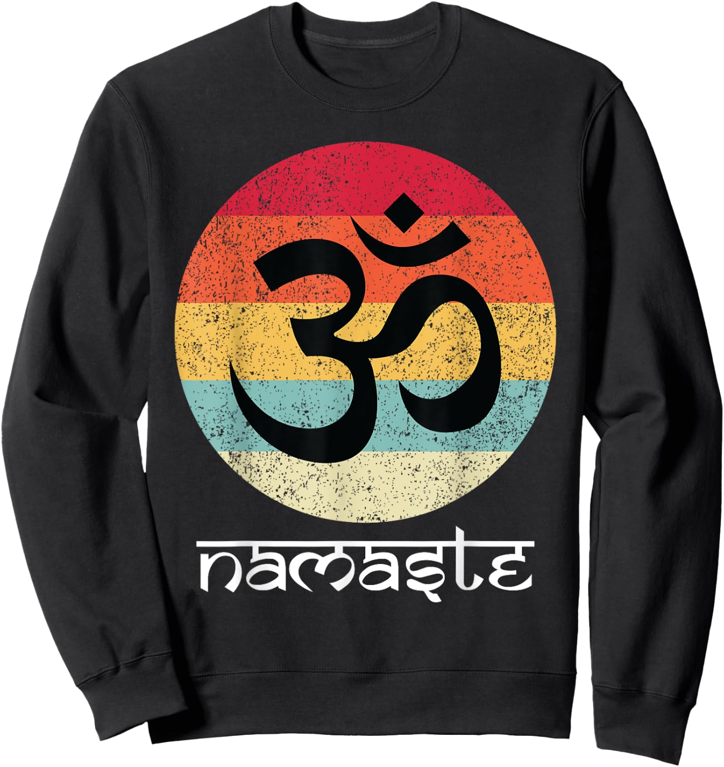Om Symbol Namaste Aum Ohm Hindu Zen Tantra Yoga Day Sweatshirt - Sweatshirt | Black