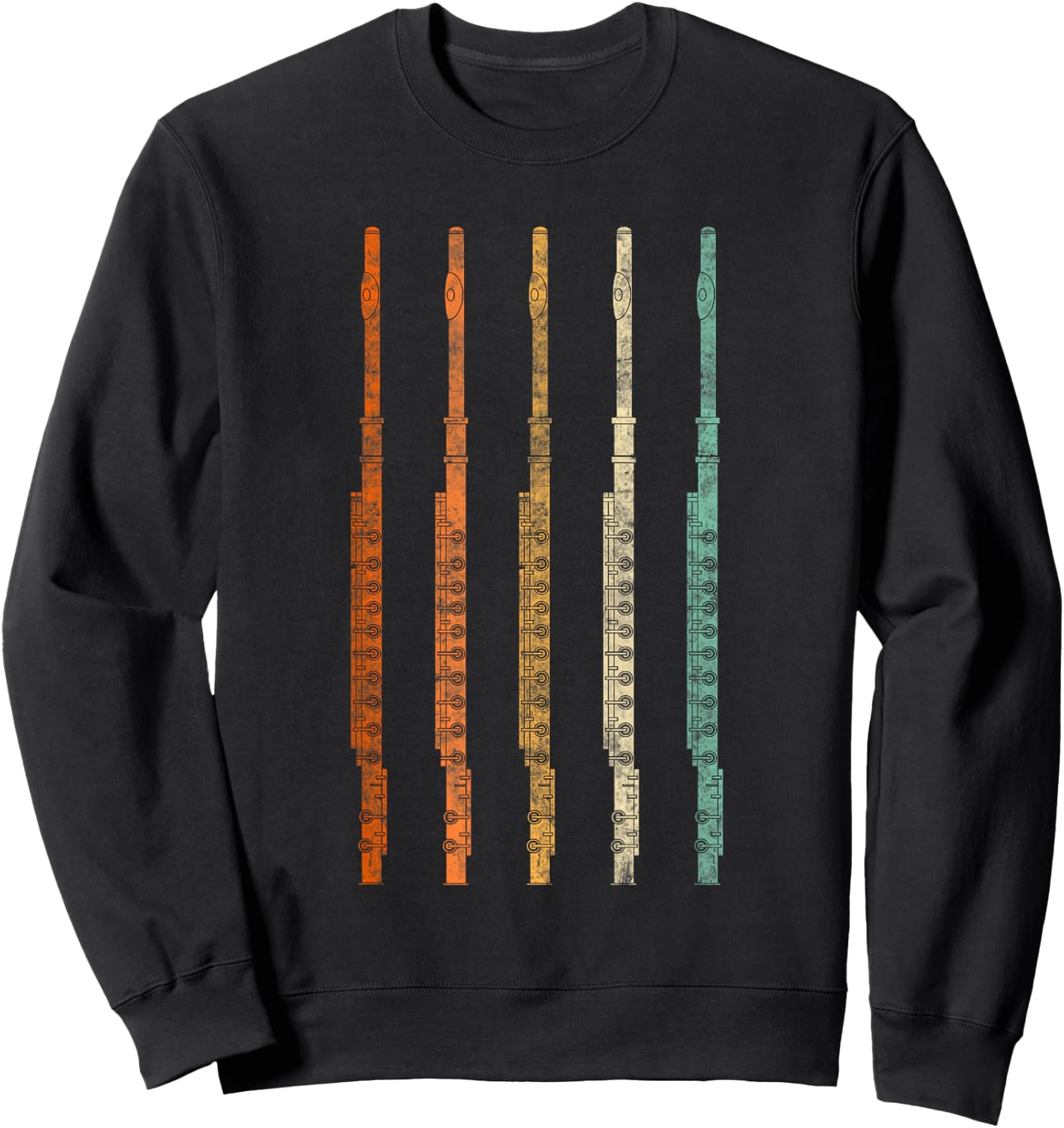 Marching Band Flute Sweatshirt - Sweatshirt | Black