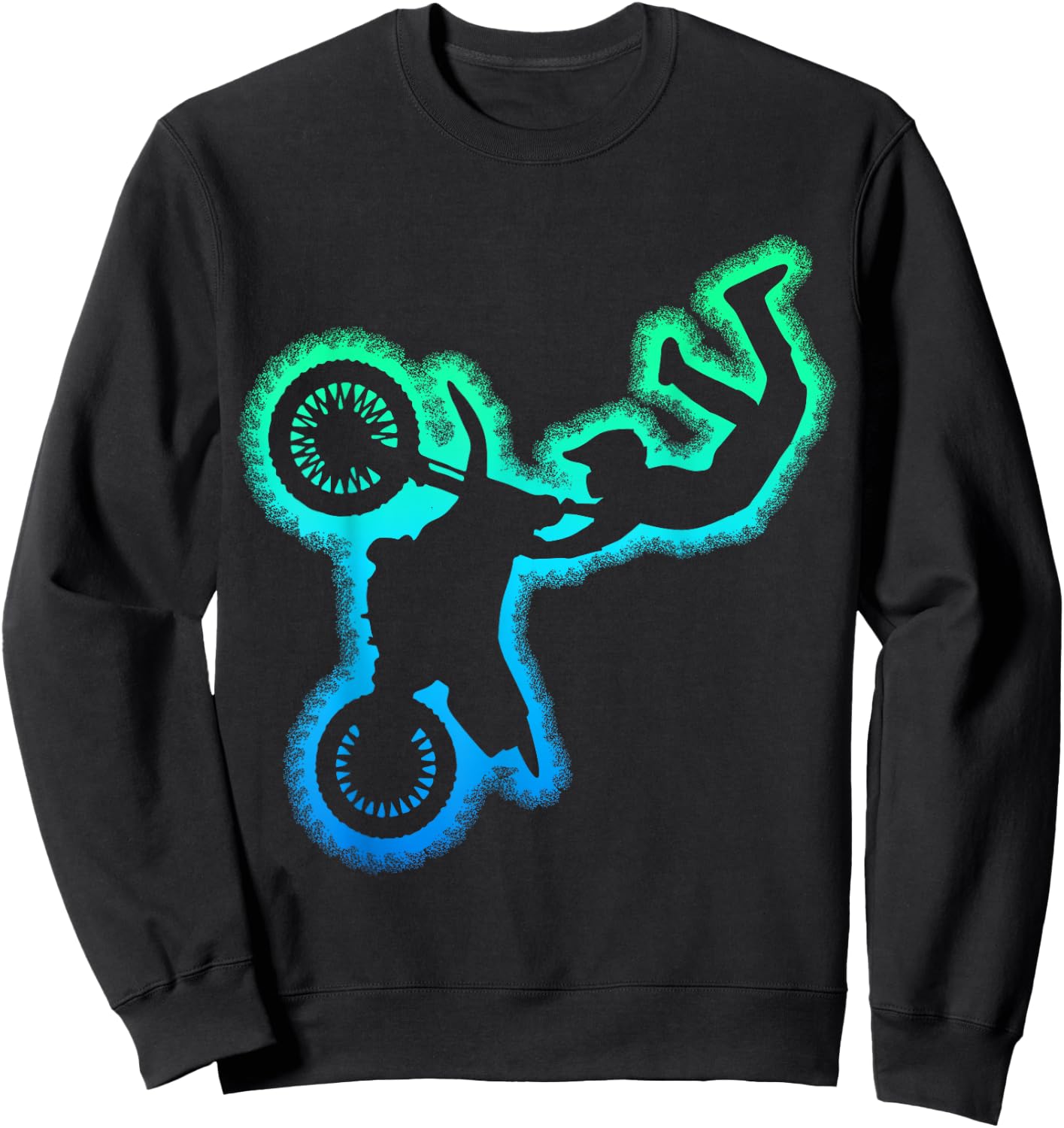 Motocross Dirt Bike Enduro Dirt Biking Sweatshirt - Sweatshirt | Black