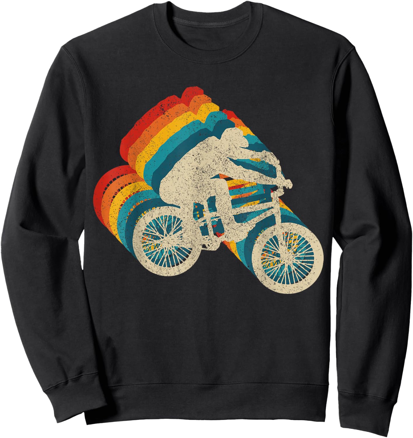 BMX Vintage Retro Bike Bicycle BMXer Gift Sweatshirt - Sweatshirt | Black