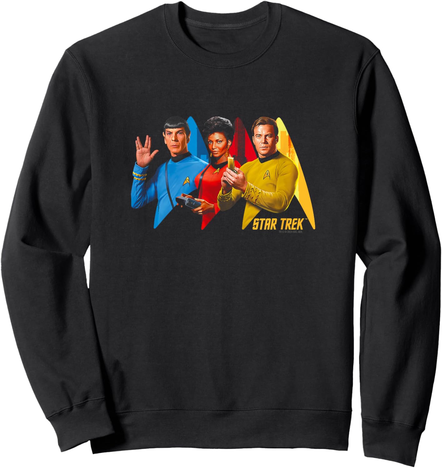 Star Trek Character Group - Officially Licensed Sweatshirt - Sweatshirt | Black