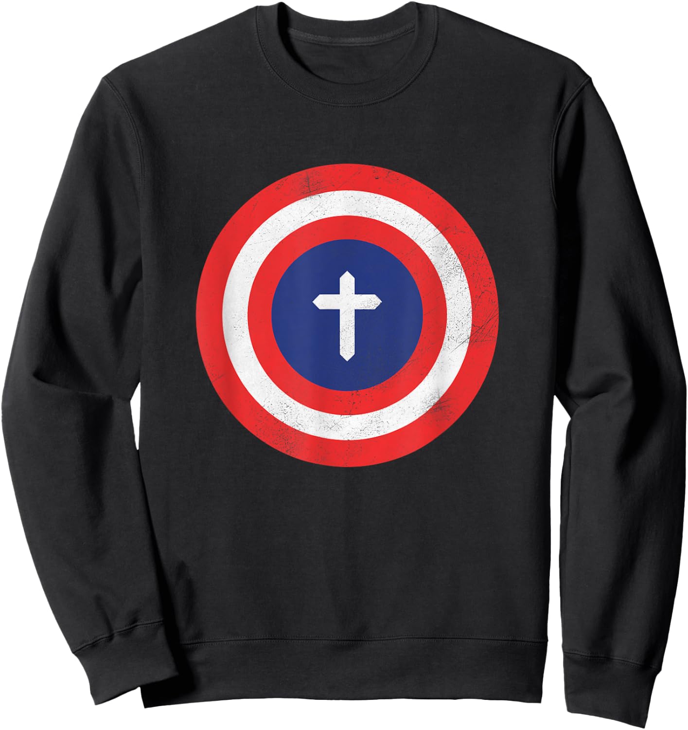 Captain Jesus Christ Cool Christian Sweatshirt - Sweatshirt | Black