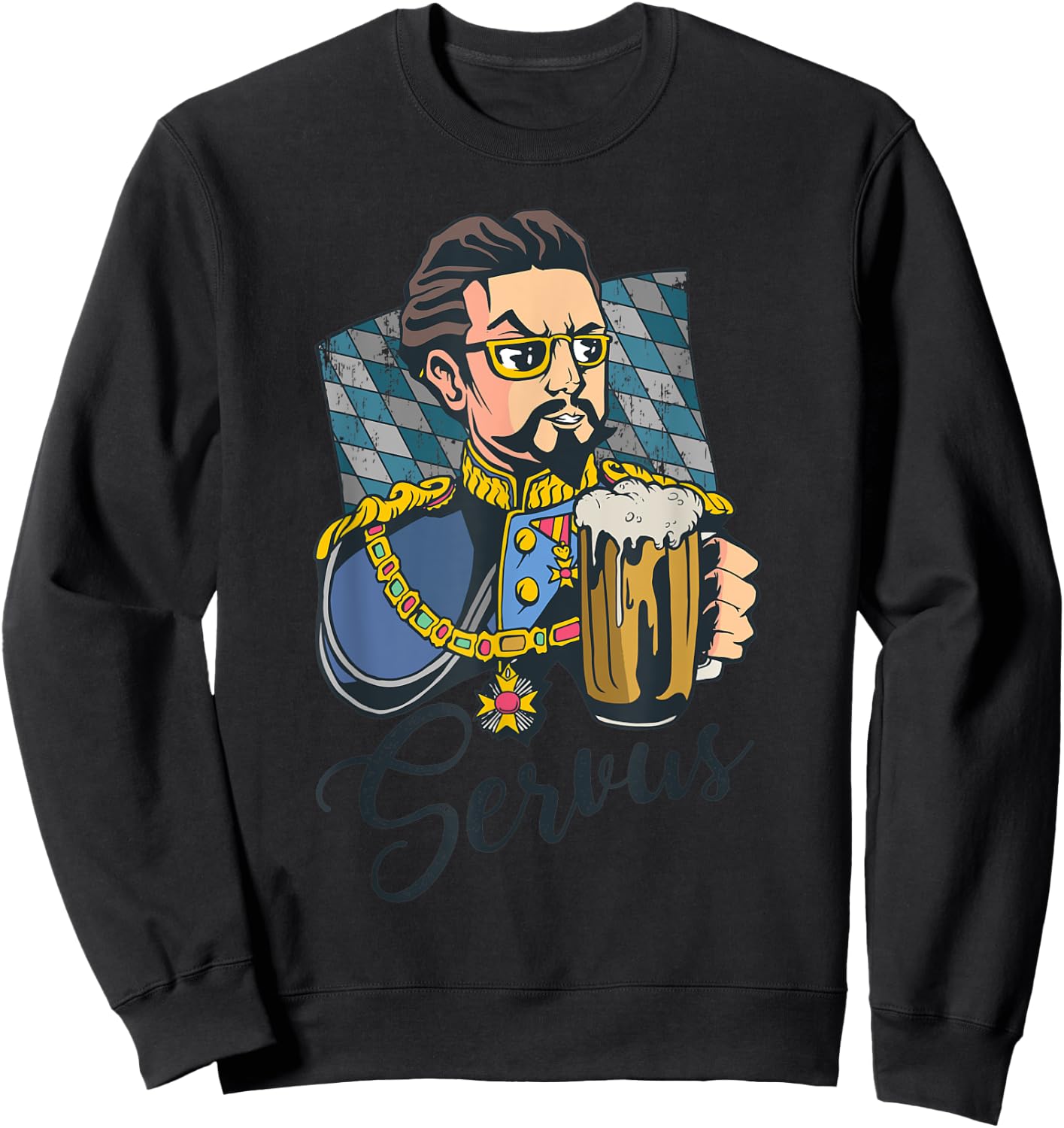 König Ludwig Home Bayern Beer Gift Sweatshirt - Sweatshirt | Black