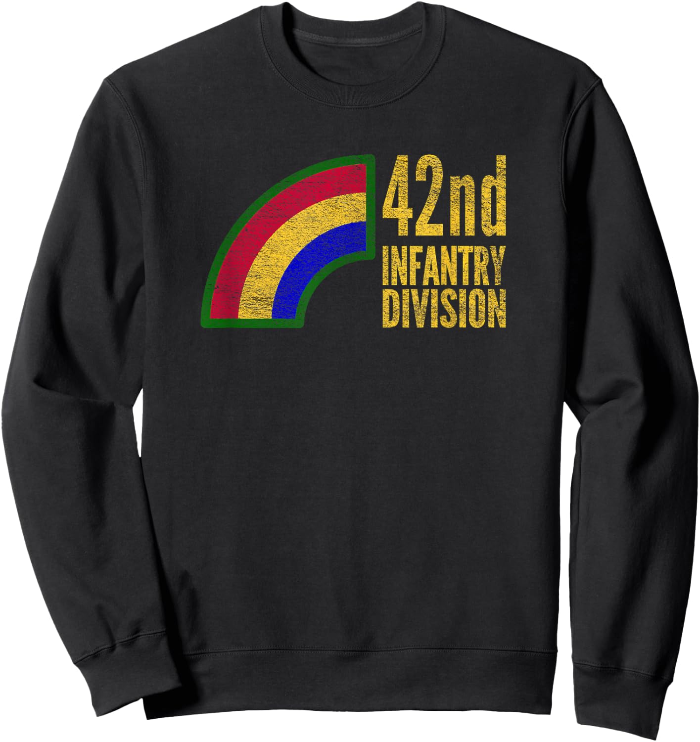 42nd Infantry Division Army Sweatshirt - Sweatshirt | Black