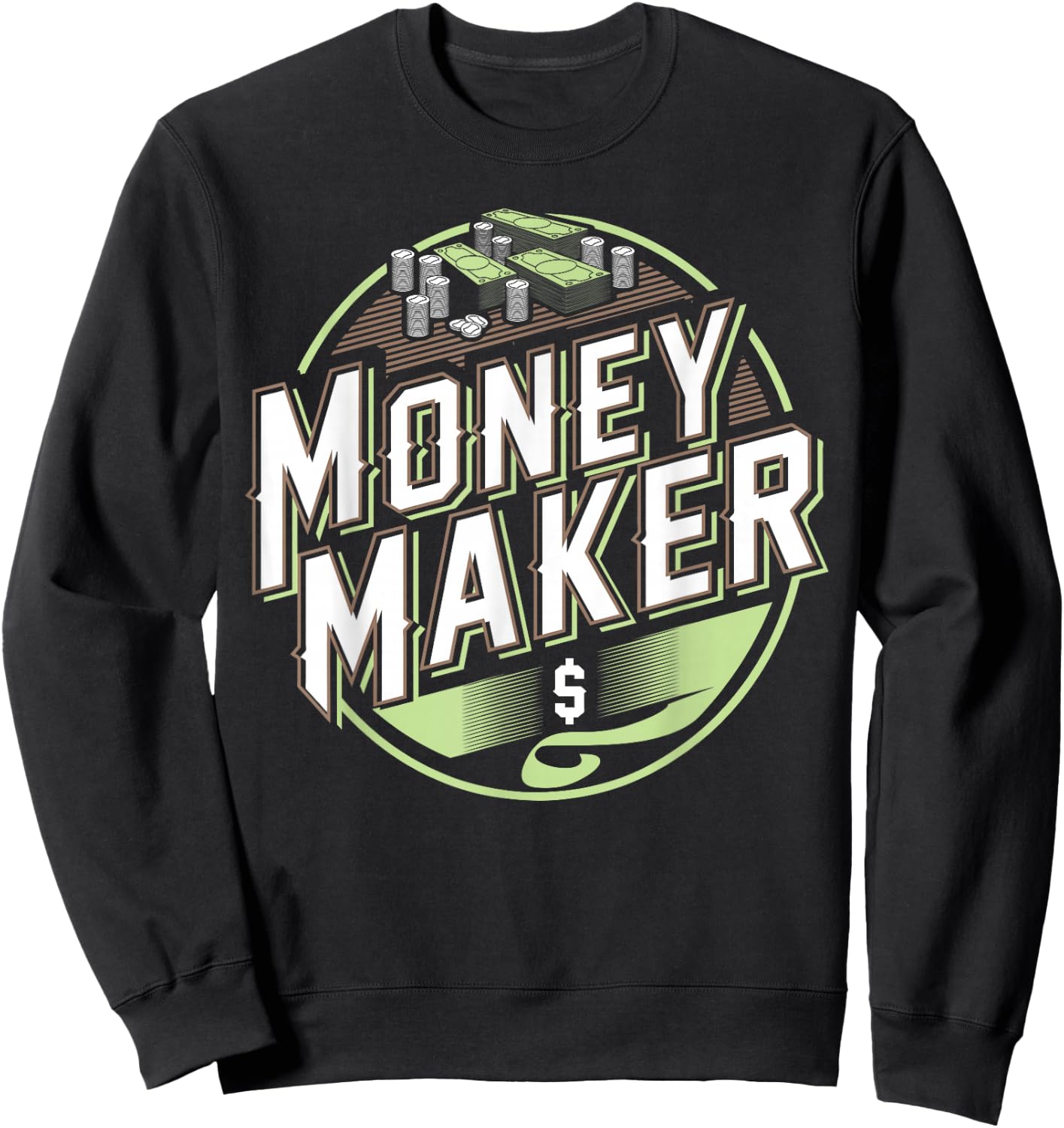 Funny Couples Matching Money Maker Finance Humor Design Sweatshirt - Sweatshirt | Black