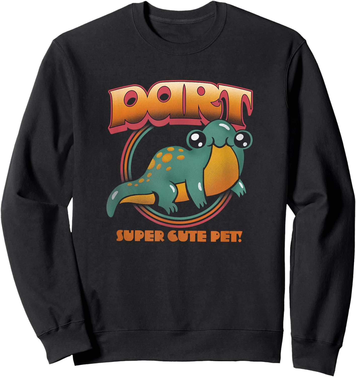 Stranger Things Dart Cartoon Super Cute Pet Sweatshirt - Sweatshirt | Black