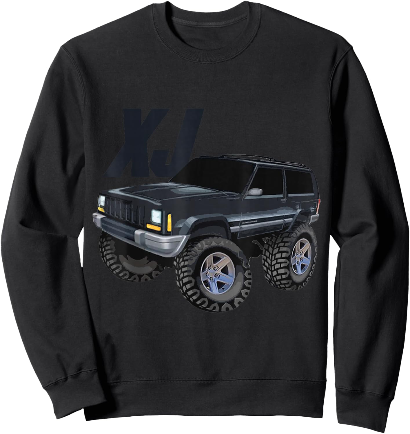 Offroad Over Land Riders Xj Sweatshirt - Sweatshirt | Black