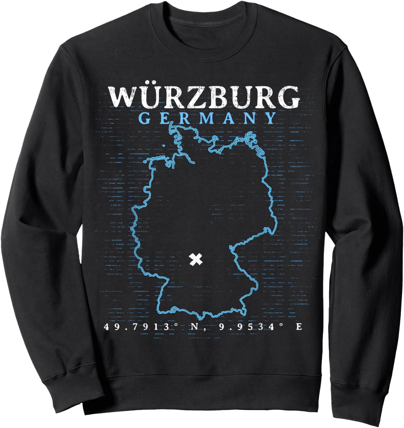 Germany Würzburg Sweatshirt - Sweatshirt | Black