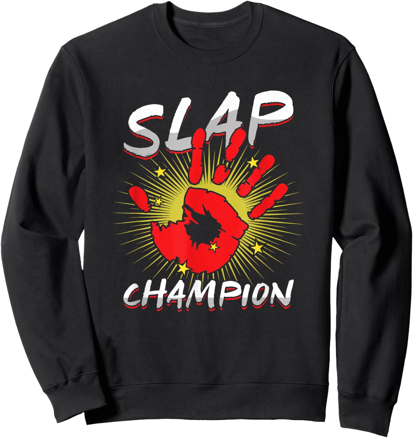 Face Slapping Expert Slap Champion Bodybuilder Competition Sweatshirt - Sweatshirt | Black