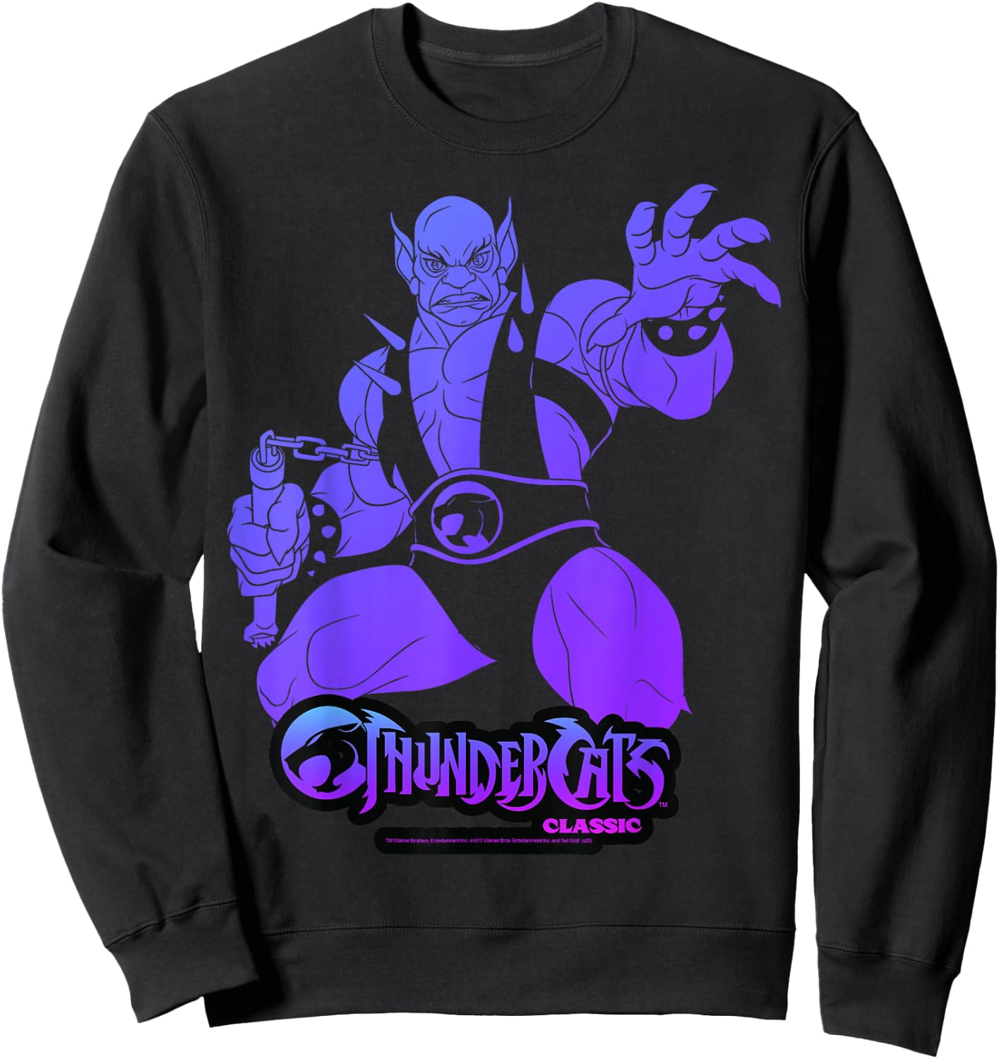 ThunderCats Panthro Gradient Portrait Sweatshirt - Sweatshirt | Black