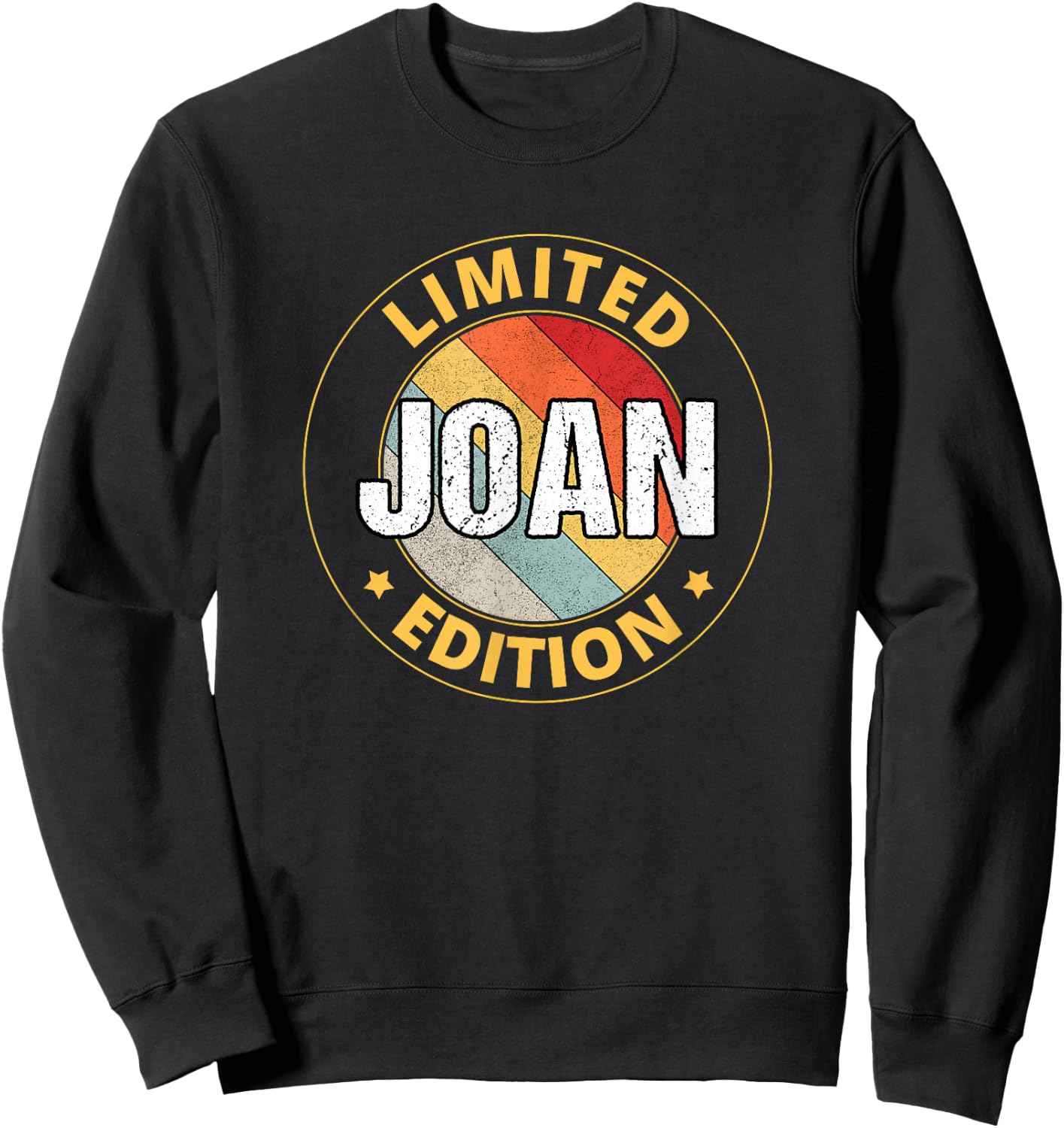 Joan Name Shirts & Gifts Joan Name - -Adults, Kids - Black - Small - Short Sleeve - Modern - Personalized - Cotton Blend - Machine Wash Sweatshirt - Sweatshirt | Black