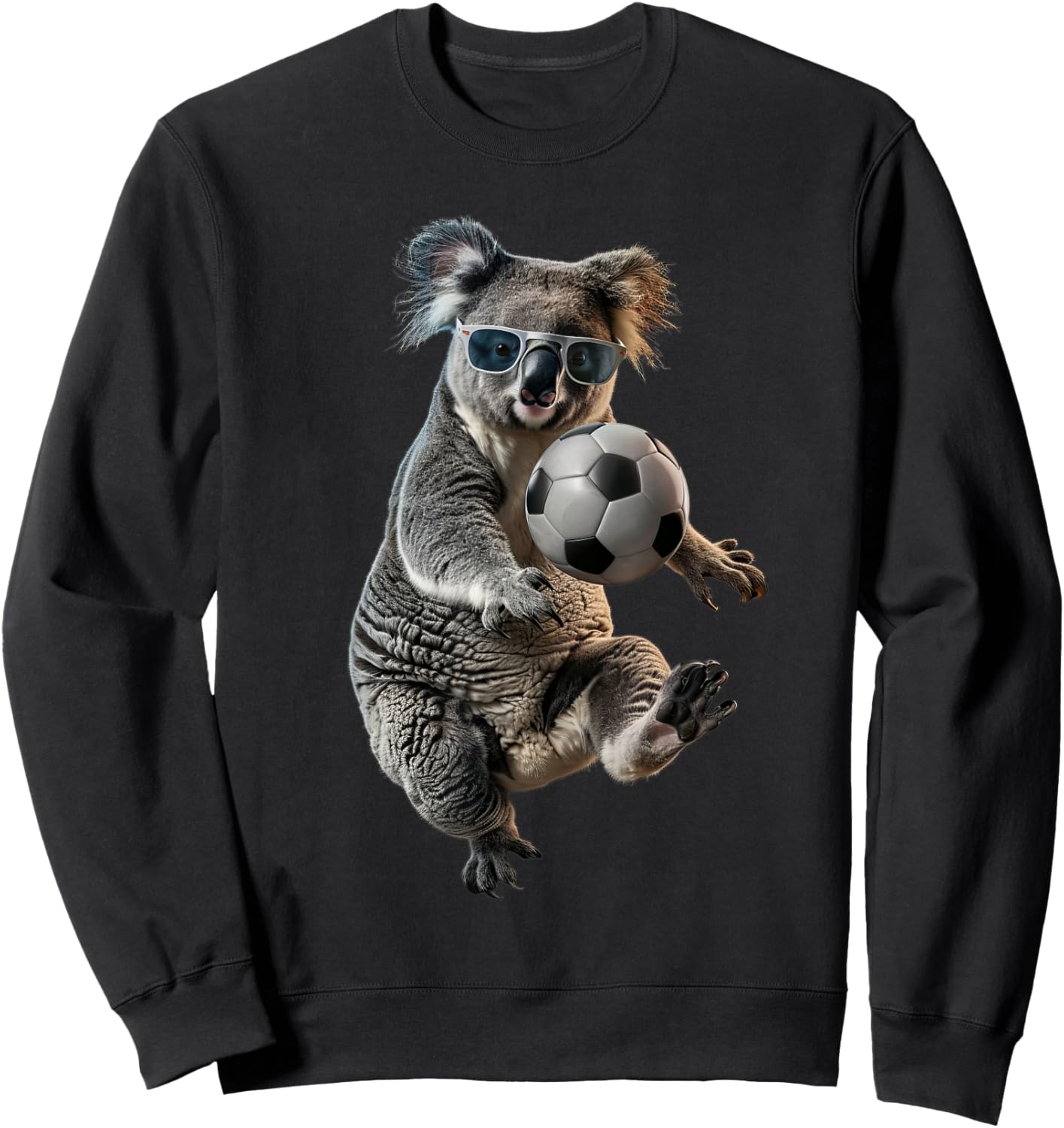 Koala Soccer Football Sweatshirt - Sweatshirt | Black