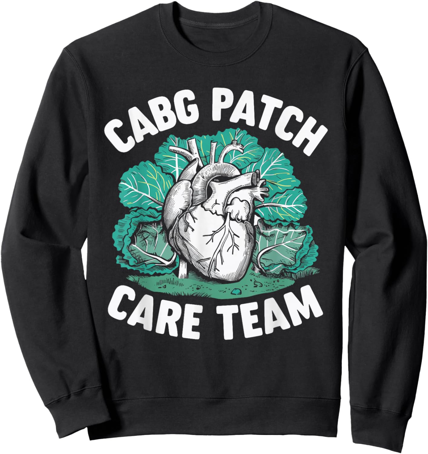 CABG Patch Care Team Sweatshirt - Sweatshirt | Black