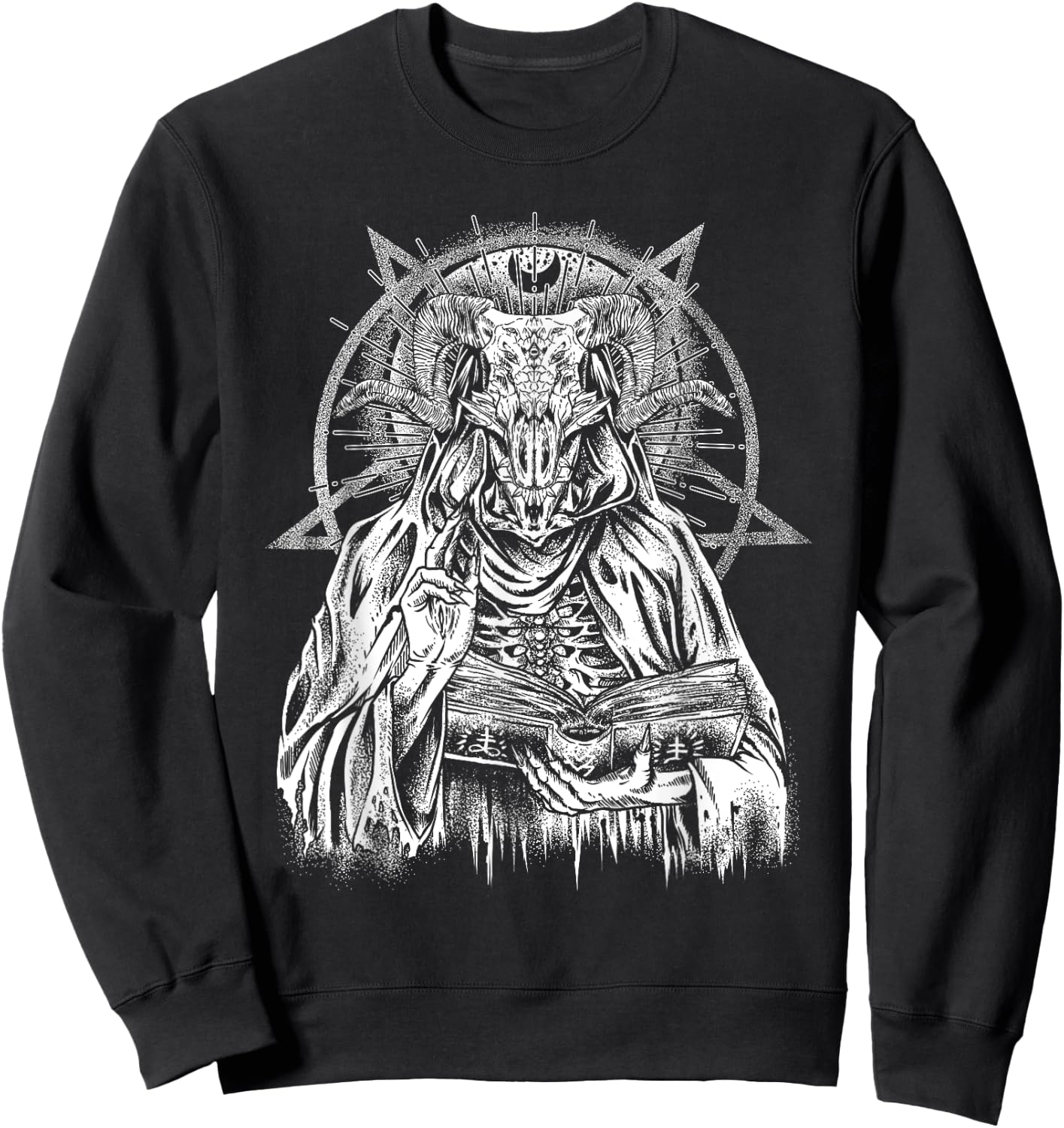 Devil Baphomet Sweatshirt - Sweatshirt | Black