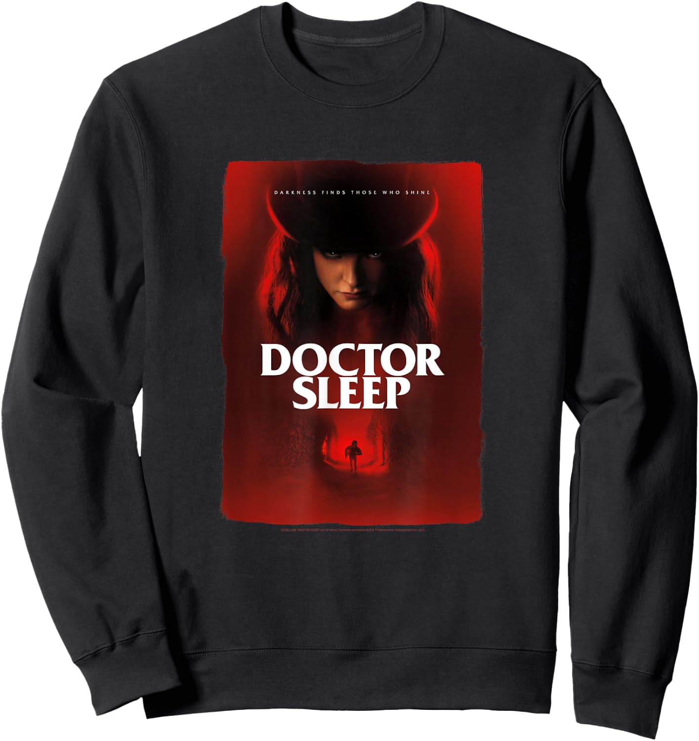 Doctor Sleep Rose Hat Poster Sweatshirt - Sweatshirt | Black