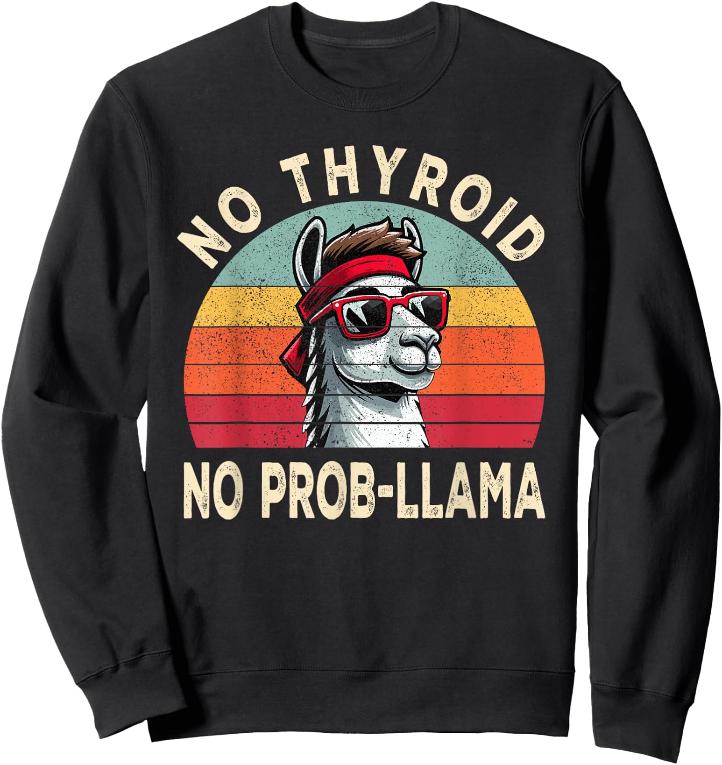 Thyroid Surgery Recovery Thoroid Cancer Sweatshirt - Sweatshirt | Black