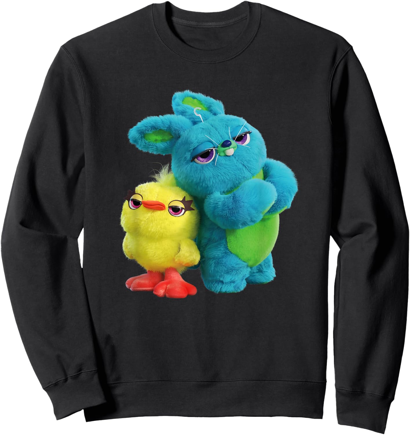 Disney Pixar Toy Story 4 Ducky and Bunny Tough Pose Sweatshirt - Sweatshirt | Black