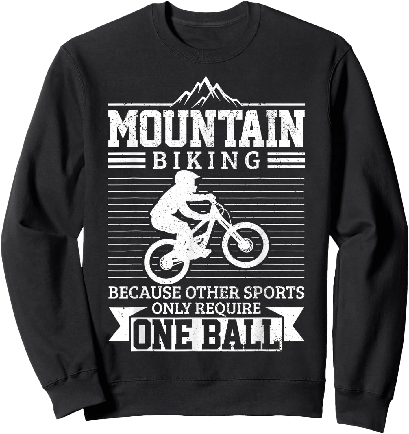 Mountain Bike MTB Downhill Freeride Mountain Biker Gift Sweatshirt - Sweatshirt | Black