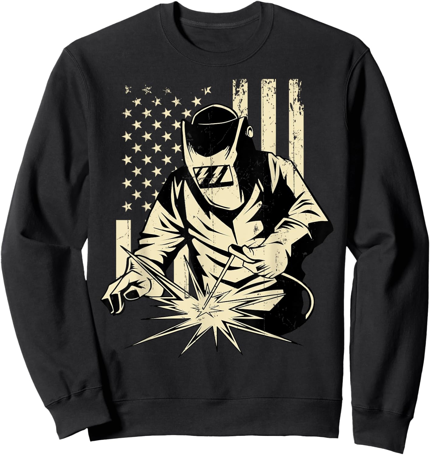 Welder Welding Blacksmith Metal Worker Fabricator Sweatshirt - Sweatshirt | Black