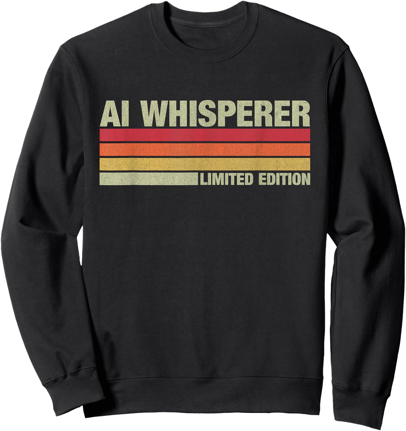 AI Whisperer - Geeky Tech AI Artificial Intelligence Sweatshirt - Sweatshirt | Black