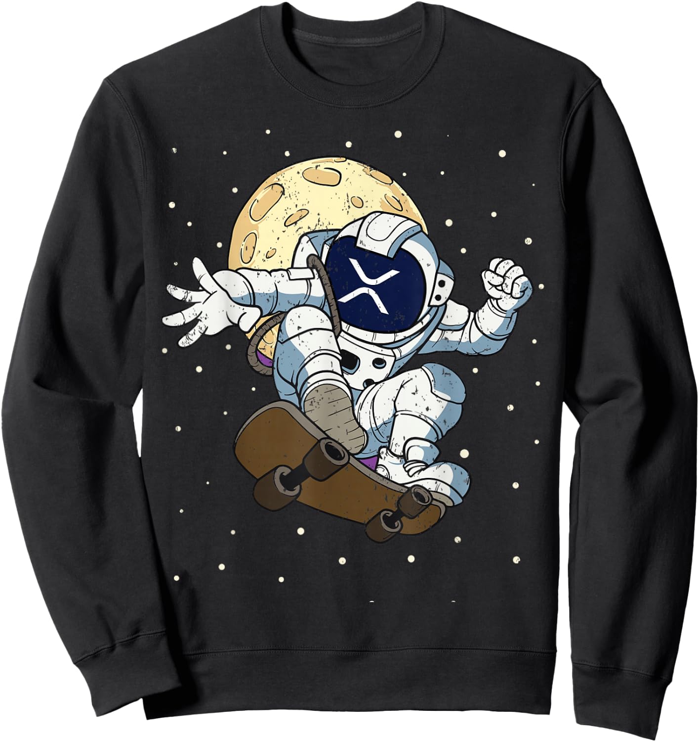 XRP Coin Token BlockChain XRP To The Moon Sweatshirt - Sweatshirt | Black