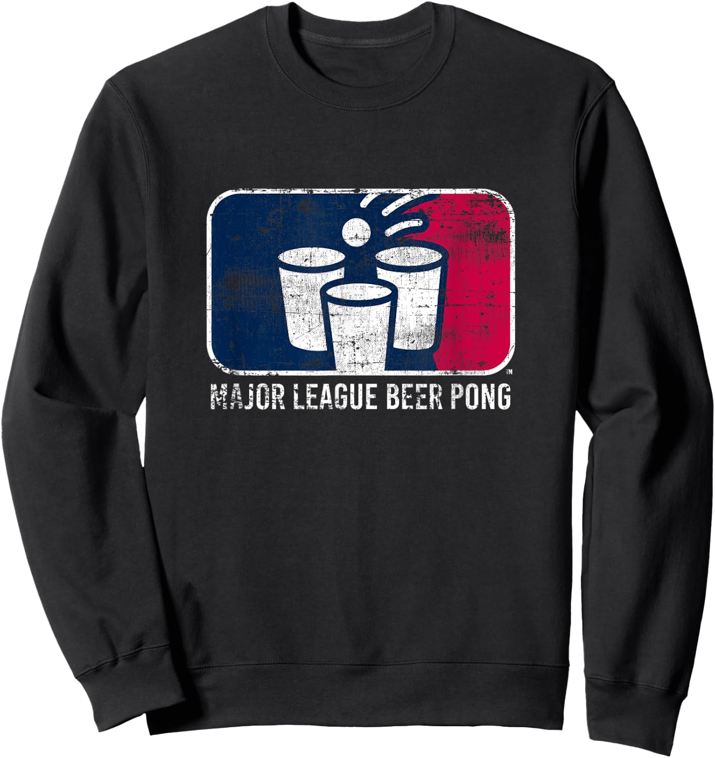 Major League Beer Pong College Sports Sweatshirt - Sweatshirt | Black