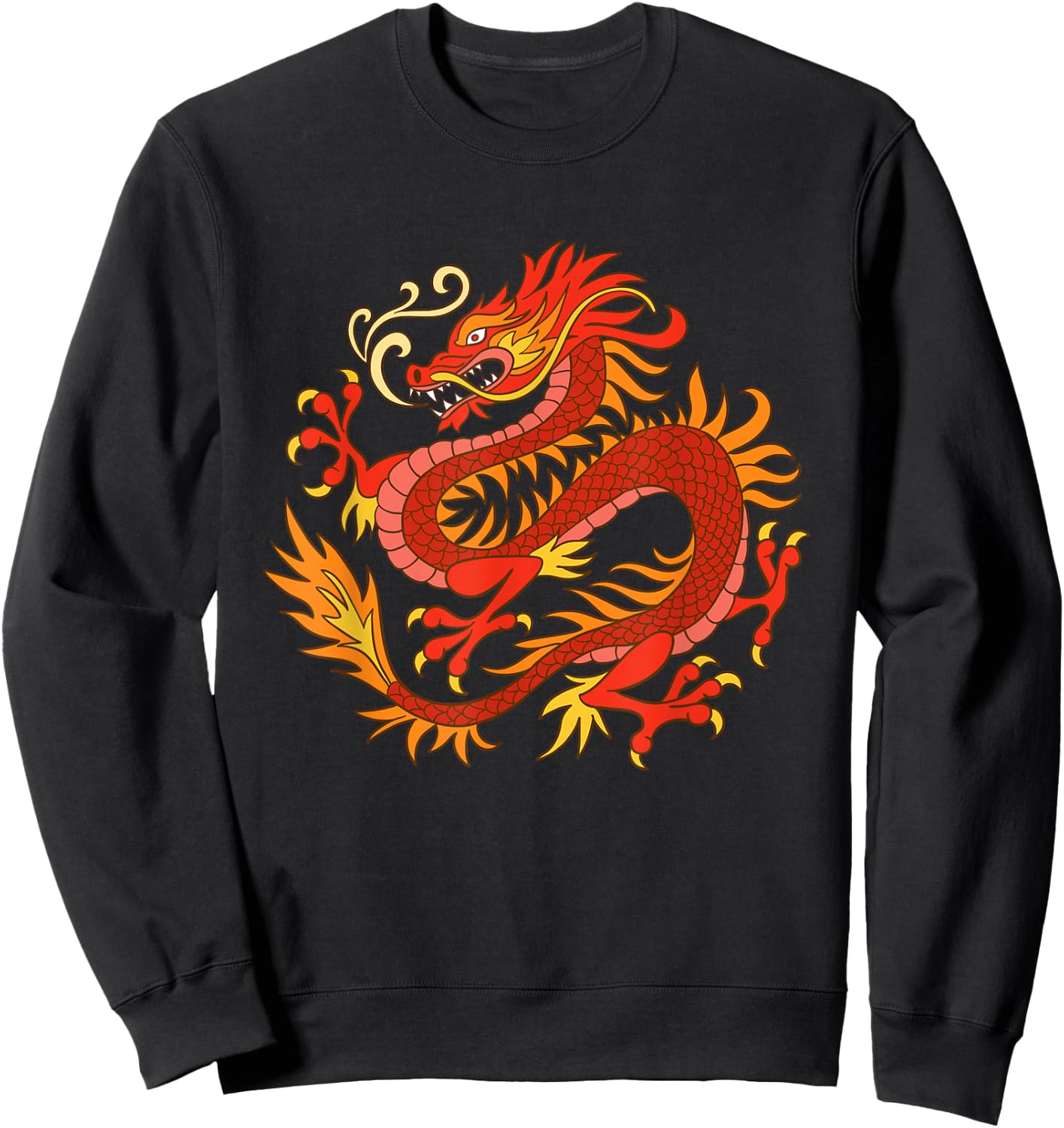 Asian Dragon Sweatshirt - Sweatshirt | Black