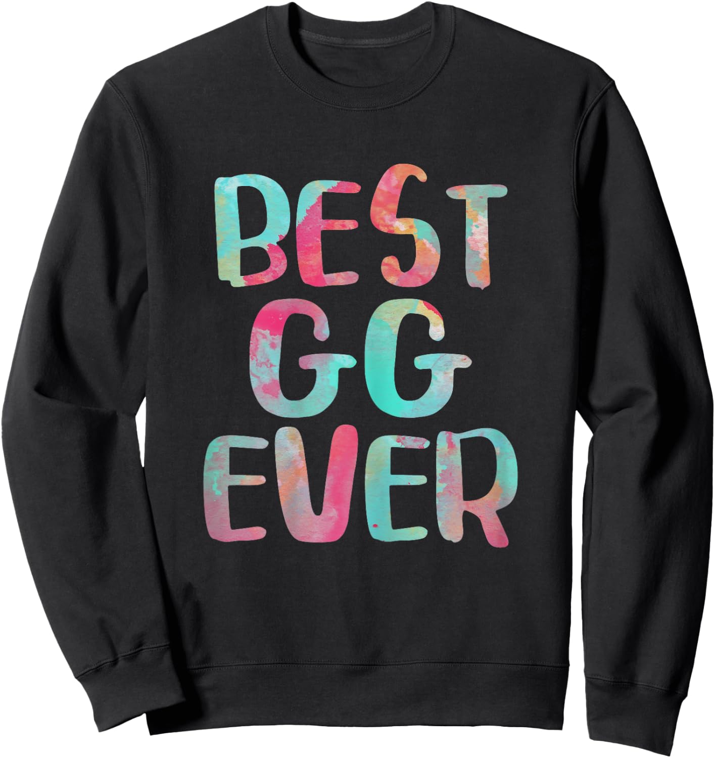 Best GG Ever Shirt Women Mothers Day Sweatshirt - Sweatshirt | Black