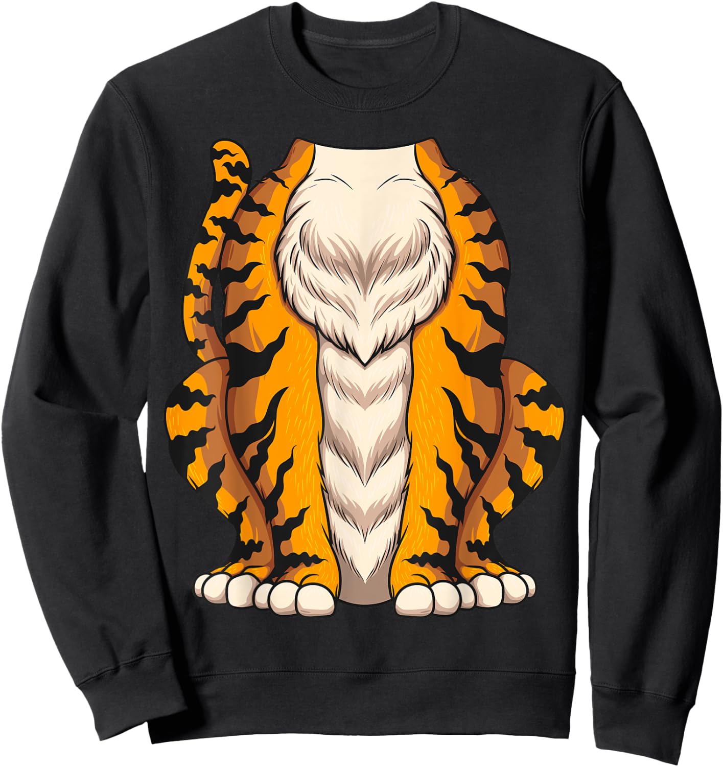 Cute Headless Tiger Costume Halloween | Funny Animal Gift Sweatshirt - Sweatshirt | Black