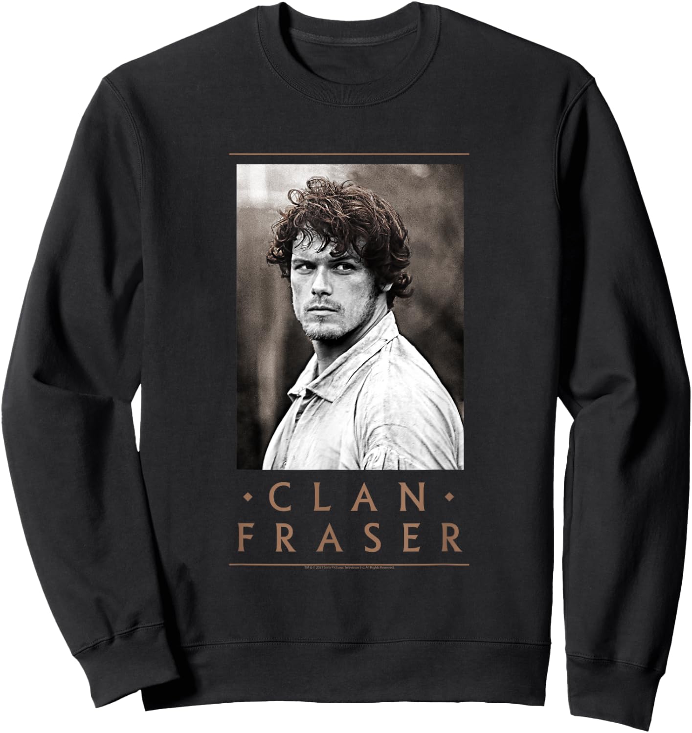 Outlander Clan Fraser Sweatshirt - Sweatshirt | Black