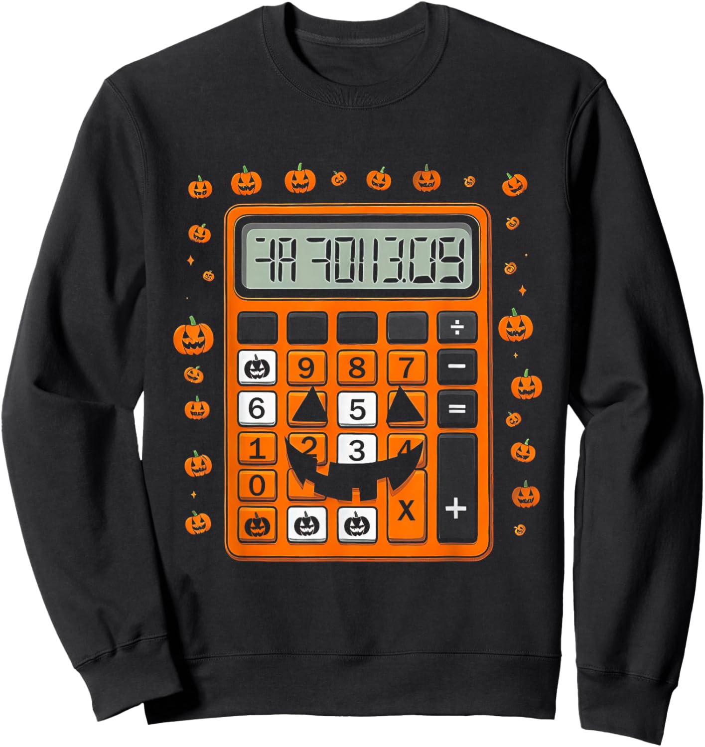 Calculator Halloween Costume Pretend Im A Calculating Sweatshirt - Sweatshirt | Black